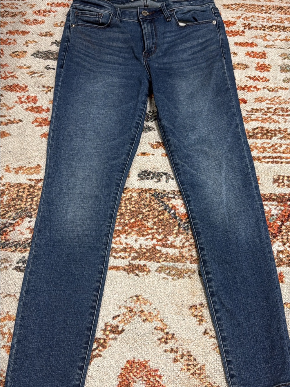 Abercrombie & Fitch Women's Dark Wash Skinny Jeans